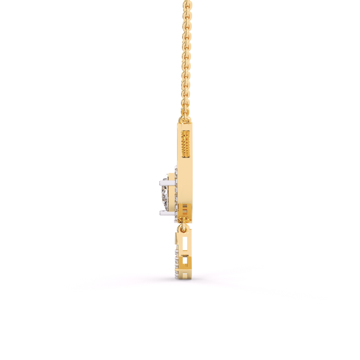 Elegant and luxurious Rose gold Diamond Necklace